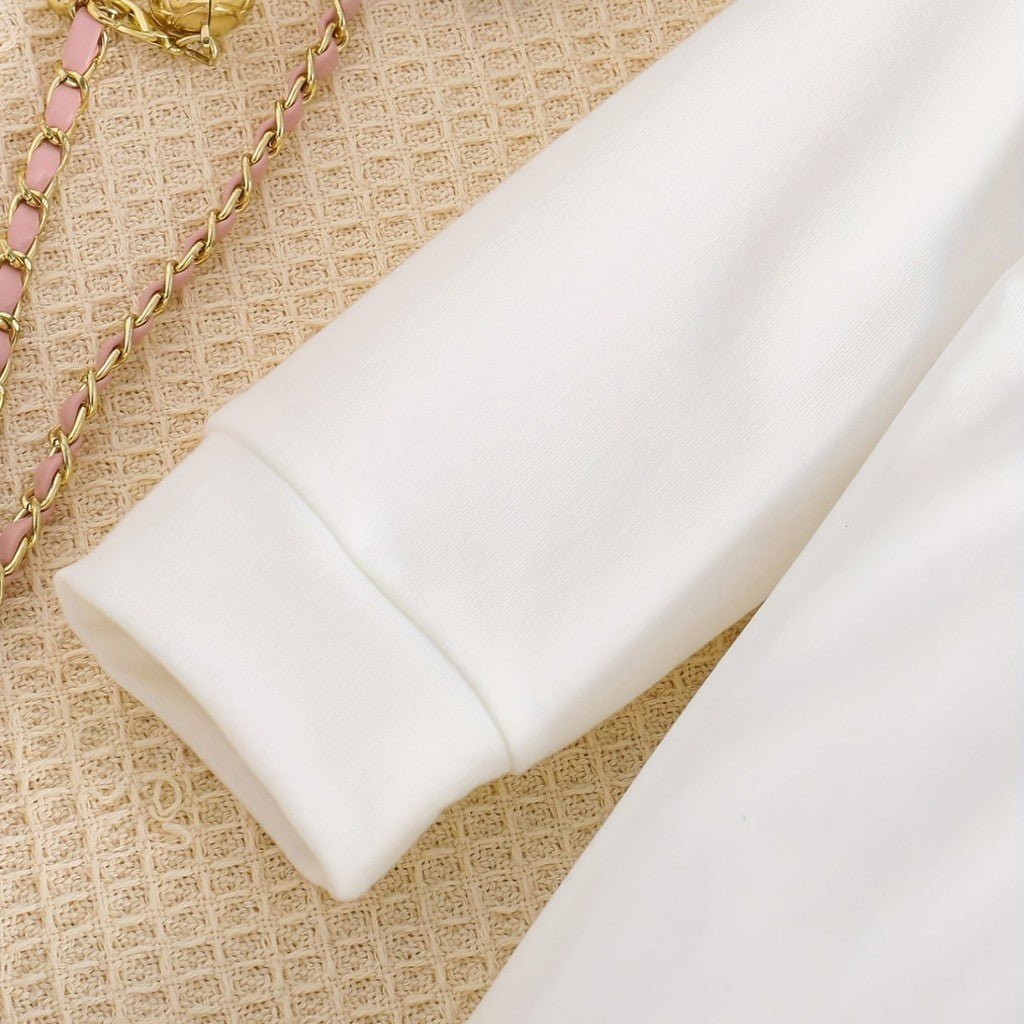 Baju Setelan Kaos dan Celana Legging Panjang Anak Unicorn Flower/White Unicorn Usia 2-4 Tahun QZ009-1