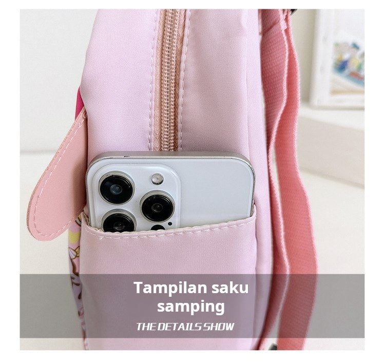 Tas Sekolah Ransel Anak Cewek/Perempuan TK SD Style Sanrio/ Cinnamoroll N Friends Bahan Premium Impor