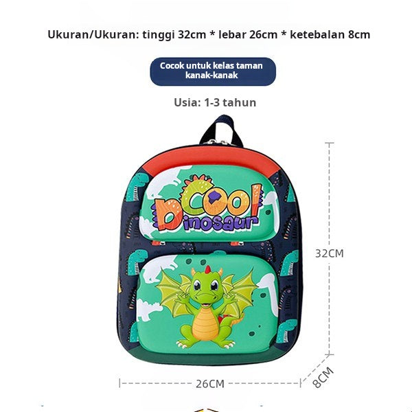 Tas Ransel Sekolah Anak Cowok/Laki  TK SD  Style Kartun Anak Laki Bahan Premium Impor