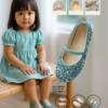 Sepatu Anak Flat Shoes Sequin Chrystal