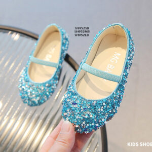 Flat Shoes Sequin Chrystal Blue. SH952SB Size 21-25 Moq5 Harga Cash 88.000, SH952MB Size 26-30 Moq5 Harga Cash 94.500, SH952LB Size 31-35 Moq5 Harga Cash 102.000,,,, Flat Shoes Polka Pita
