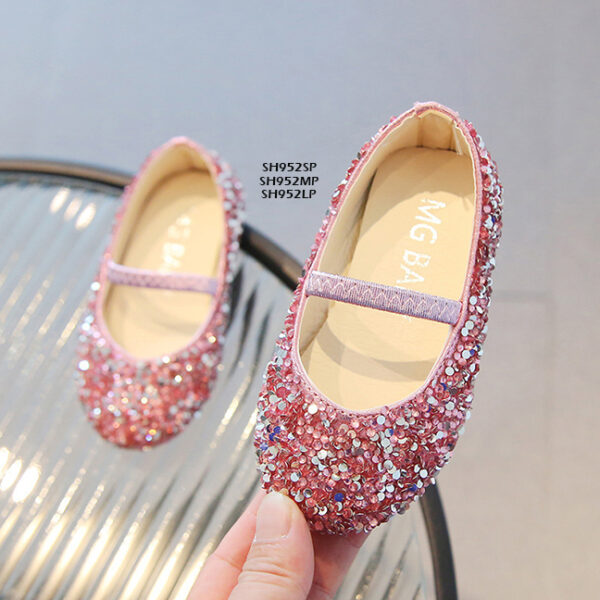 Sepatu Anak Flat Shoes Sequin Chrystal