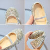 Sepatu Anak Flat Shoes Sequin Chrystal
