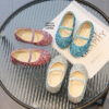 Sepatu Anak Flat Shoes Sequin Chrystal