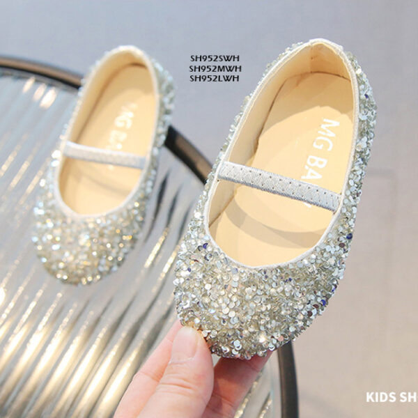 Sepatu Anak Flat Shoes Sequin Chrystal