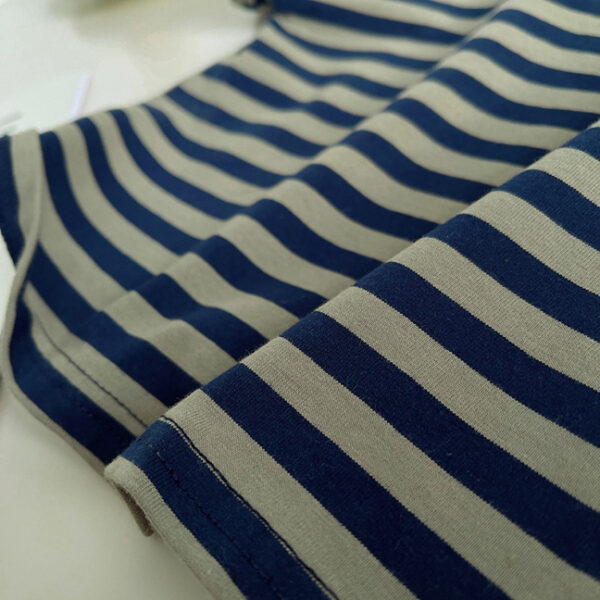 Setelan Kaos Polo Celana Anak Kerah Biru