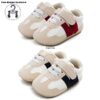Sepatu Prewalker Bayi Merah Putih Motif N