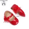 Sepatu Prewalker Bayi Motif PW Flower Red