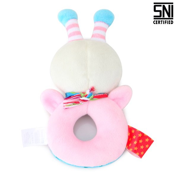 B024(2) Boneka Rattle Donut 6 Motif – Cantik & Nyaman Dipakai
