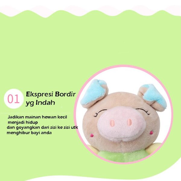 B051(6) Rattle Donut 4 Motif – Aman & Edukatif