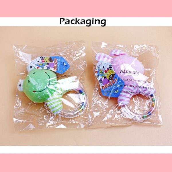 Mainan Rattle Donut 5 Motif – Standar SNI & Aman untuk Bayi