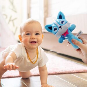 D148(1) Dolery Rattle Stick 4 Motif – Standar SNI & Aman untuk Bayi