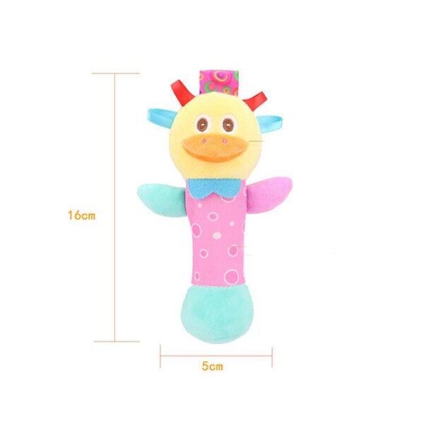 Rattle Stick Motif Animal 6 Motif – Standar SNI & Aman untuk Bayi