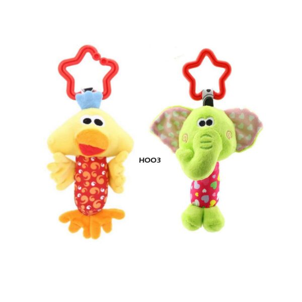 HOO3(1) Boneka Rattle Gantung Star – 2 Motif Lucu