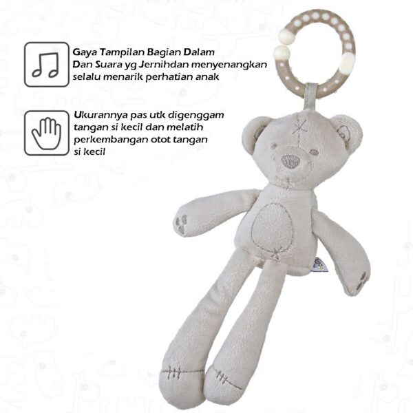 Boneka Rattle Gantung – 4 Motif Lucu & Edukatif