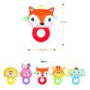 N072(2) Rattle Donut Krincing + Teether – 5 Motif Lucu & Aman untuk Si Kecil