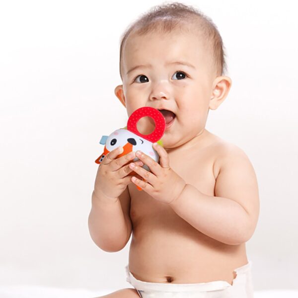 N072(3) Rattle Donut Krincing + Teether – 5 Motif Lucu & Aman untuk Si Kecil