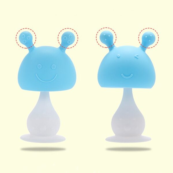 SB60188 (3) Mainan Rattle Motif Jamur – 3 Warna Cerah & Lucu